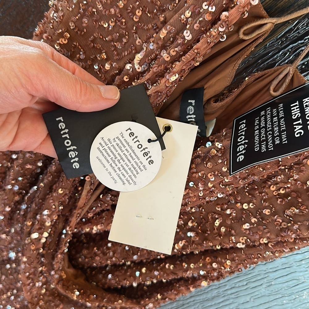 Retrofête Mich Mini Dress in size Medium NWT Event dress. - Picture 5 of 9